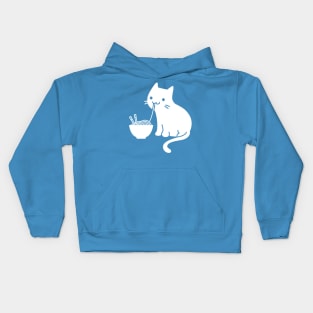 Cats And Ramen Kids Hoodie